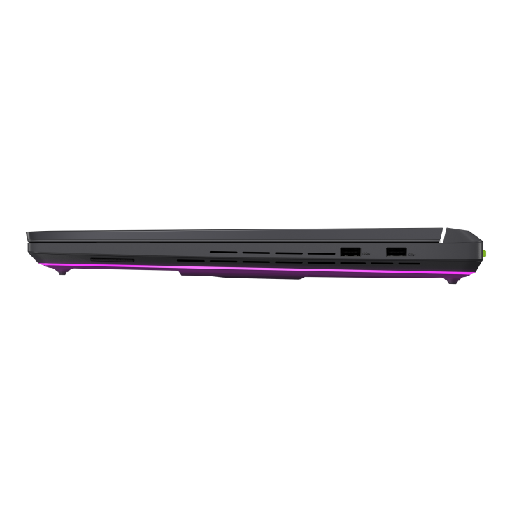 Боковая грань ASUS ROG Strix G18 G815 с портами