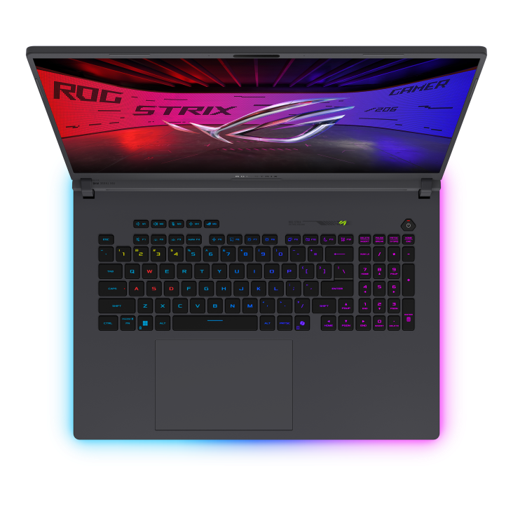 Клавиатура ASUS ROG Strix G18 G815, вид сверху