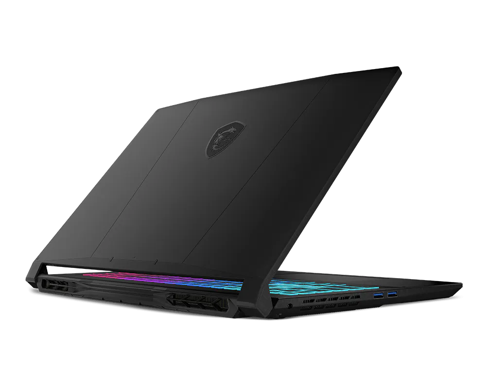 MSI Katana 15 HX B14W — Корпус MSI Katana 15 HX под углом